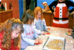 Greater Southwest Historical Museum: Santa's House on the Prairie - Making cookies